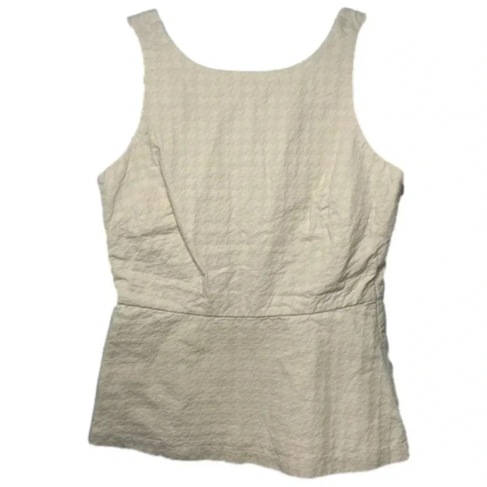 Banana Republic Women’s Size 2 Sleeveless Top | Neutral Structured Tank